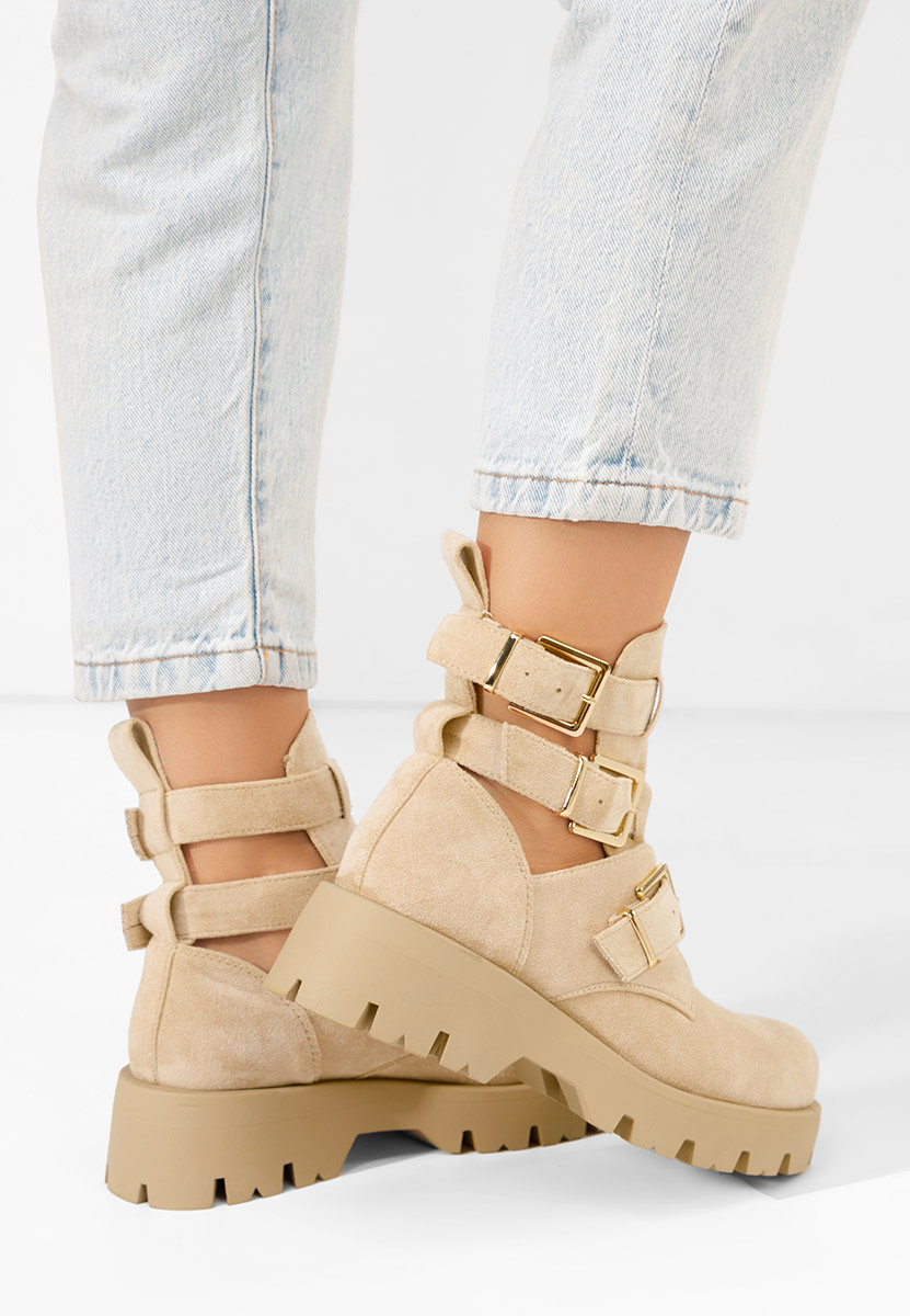 Stivaletti donna Audrie beige