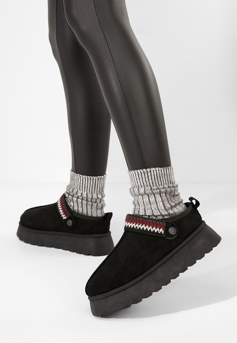 Zoccoli con zeppa Frovia nero