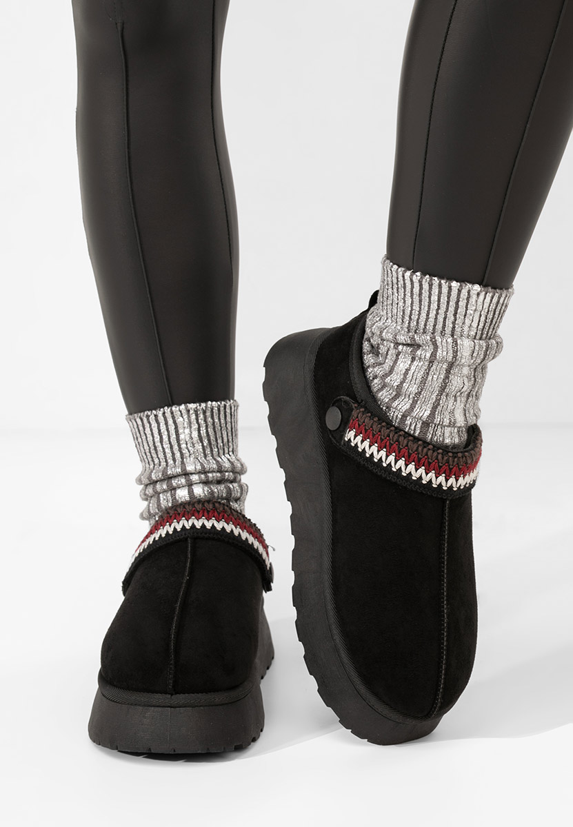 Zoccoli con zeppa Frovia nero