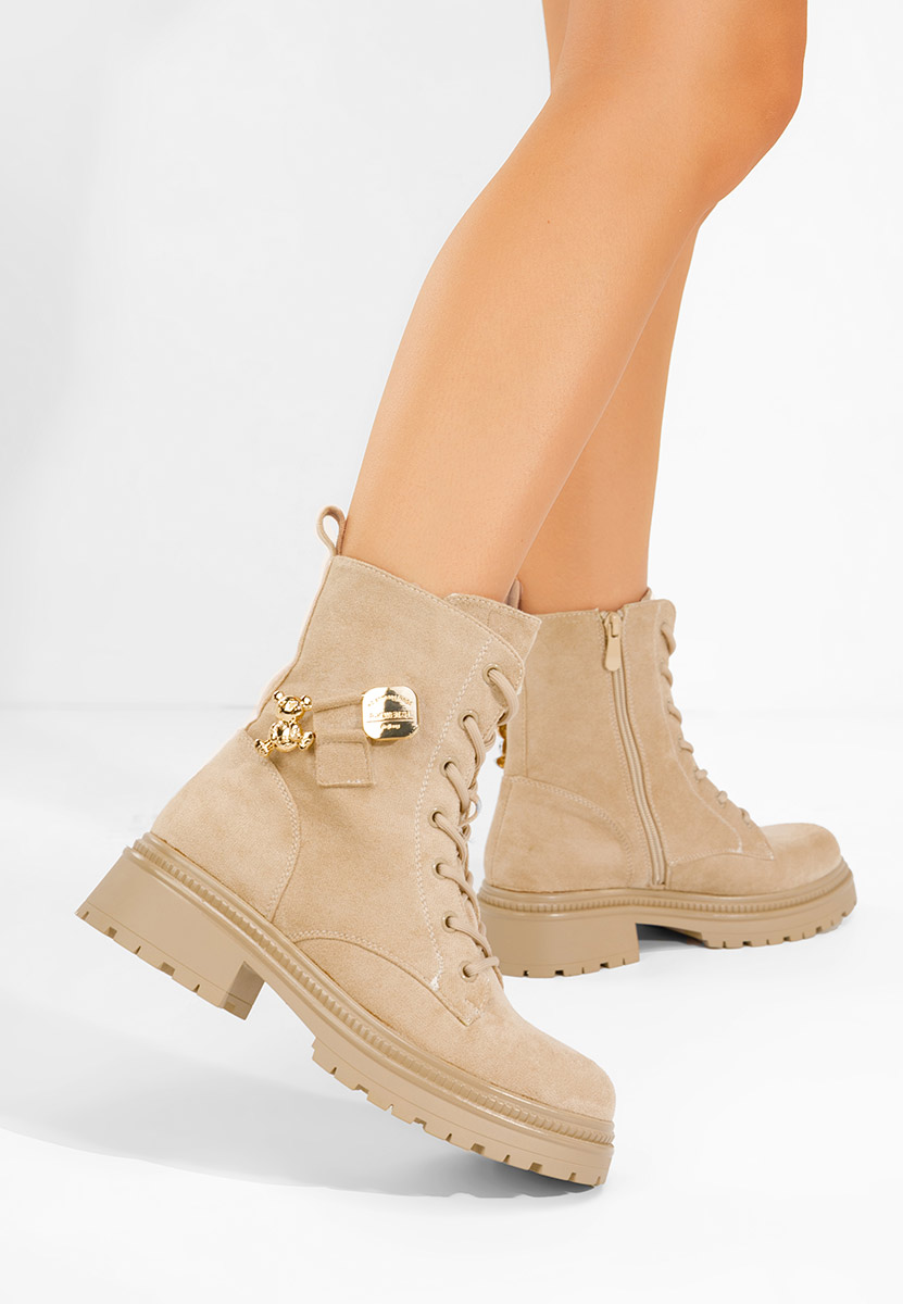 Scarponcini donna Harriett beige