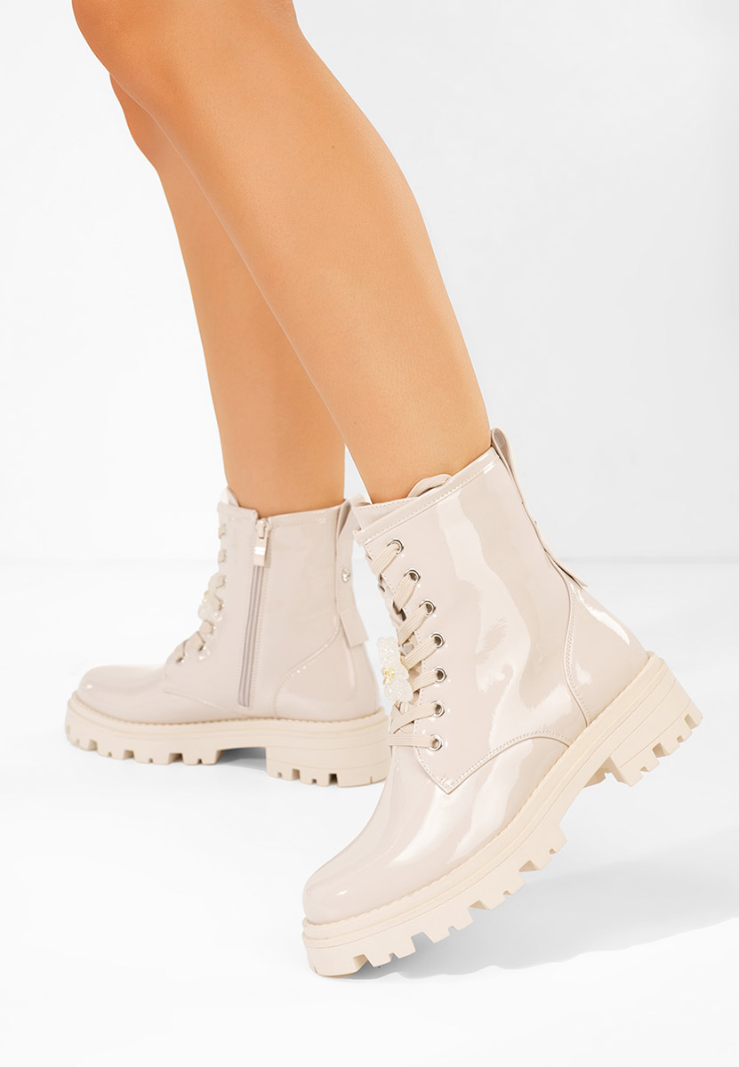 Scarponcini donna Maxine beige