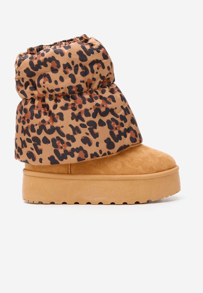 Stivali con piattaforma Aydena camel