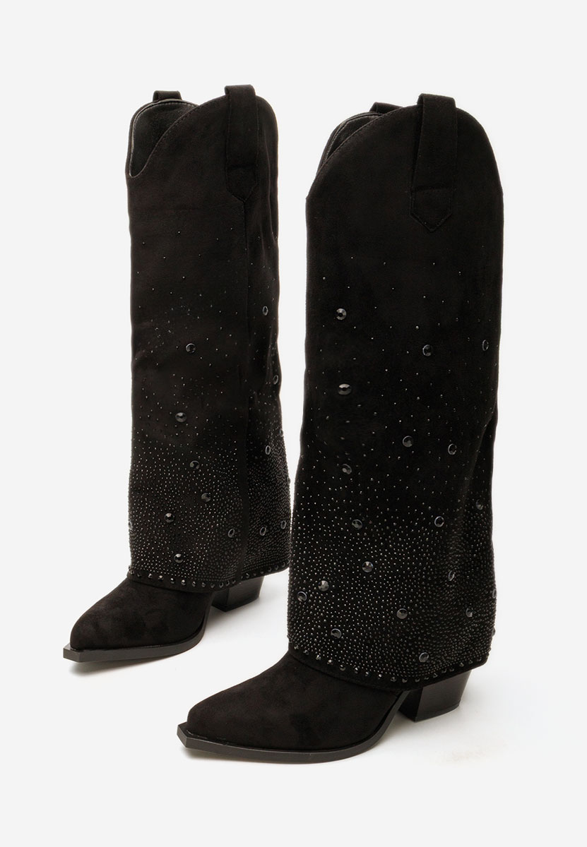 Stivali con tacco Millie nero