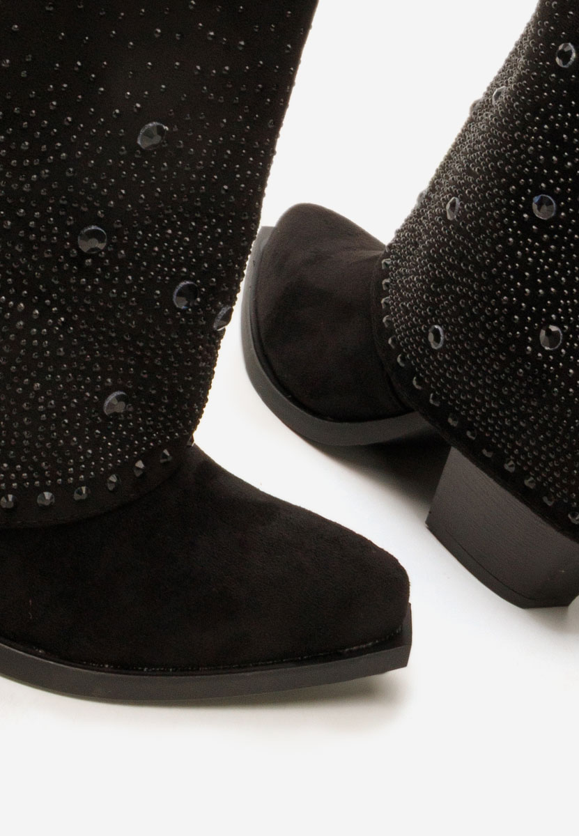 Stivali con tacco Millie nero