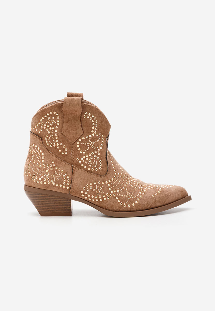 Stivaletti texani donna Ninna camel