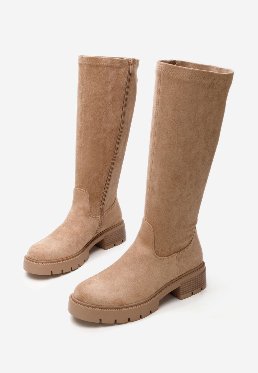 Stivali da donna Nicoua cachi