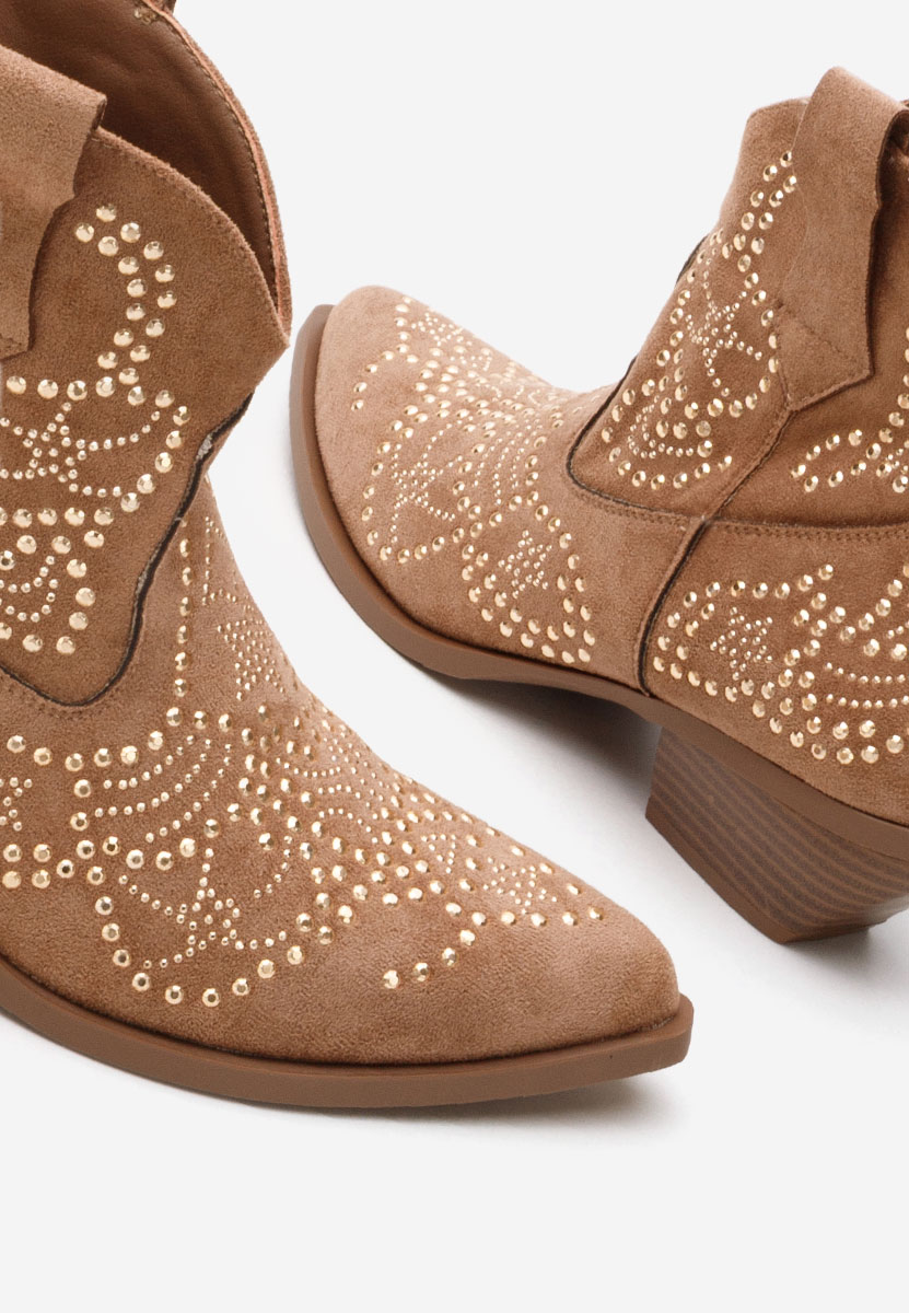 Stivaletti texani donna Ninna camel