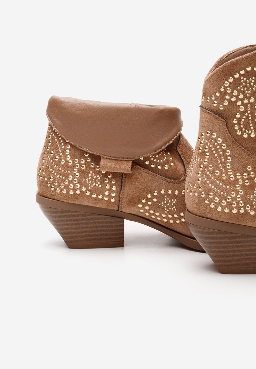 Stivaletti texani donna Ninna camel