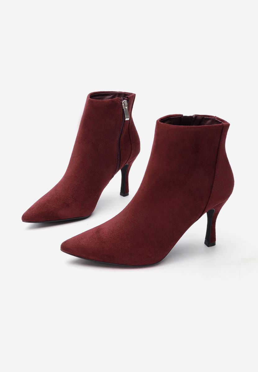 Tronchetti tacco a spillo Jinna granata