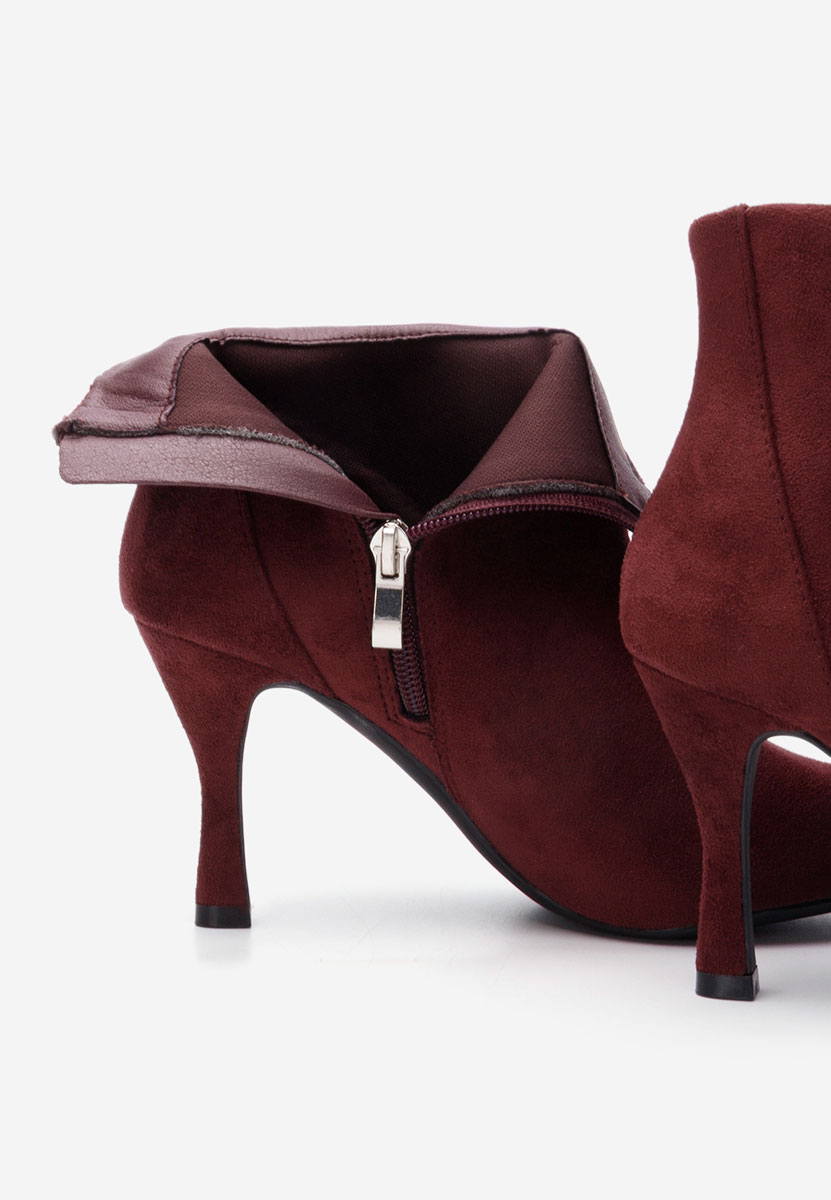 Tronchetti tacco a spillo Jinna granata