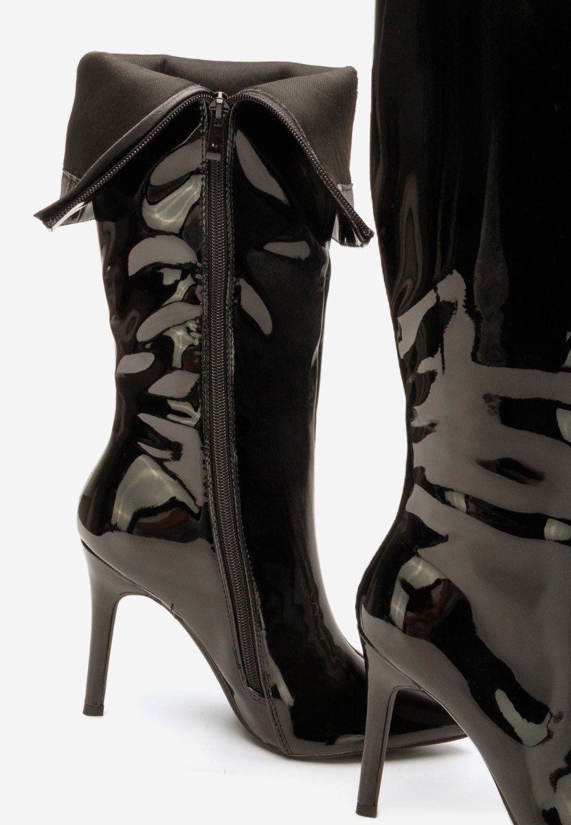 Stivali tacco a spillo Kiva nero