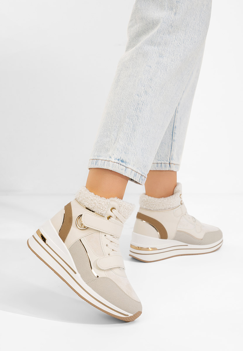 Sneakers donna alte Velaris beige