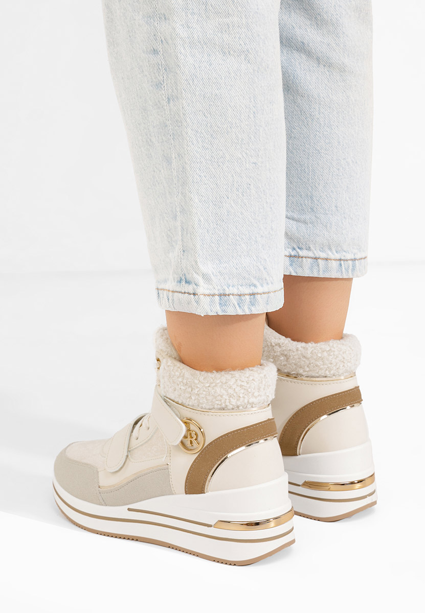 Sneakers donna alte Velaris beige