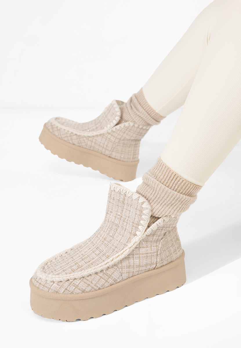 Stivali mocc Celestina beige