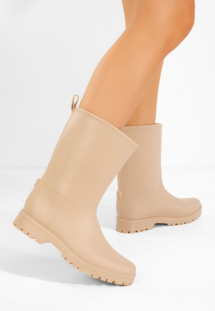 Stivali di gomma donna Niviera beige