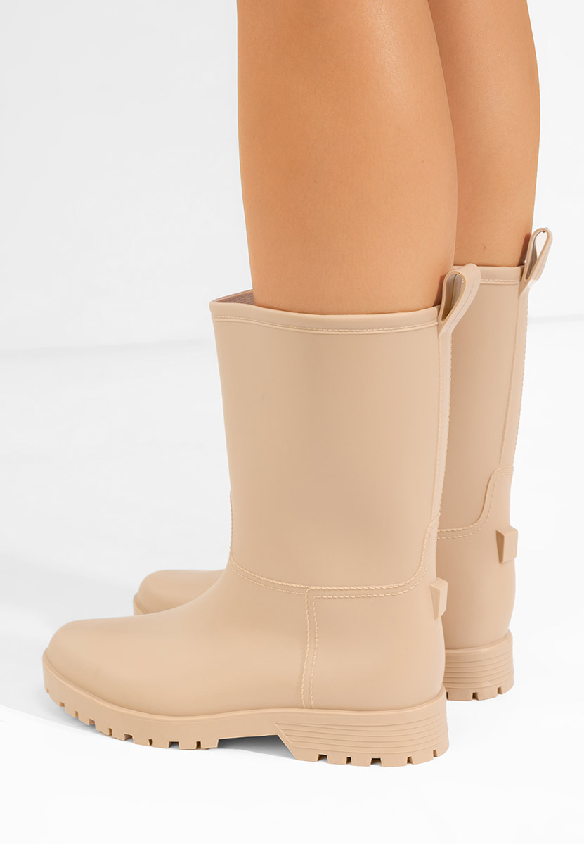 Stivali di gomma donna Niviera beige