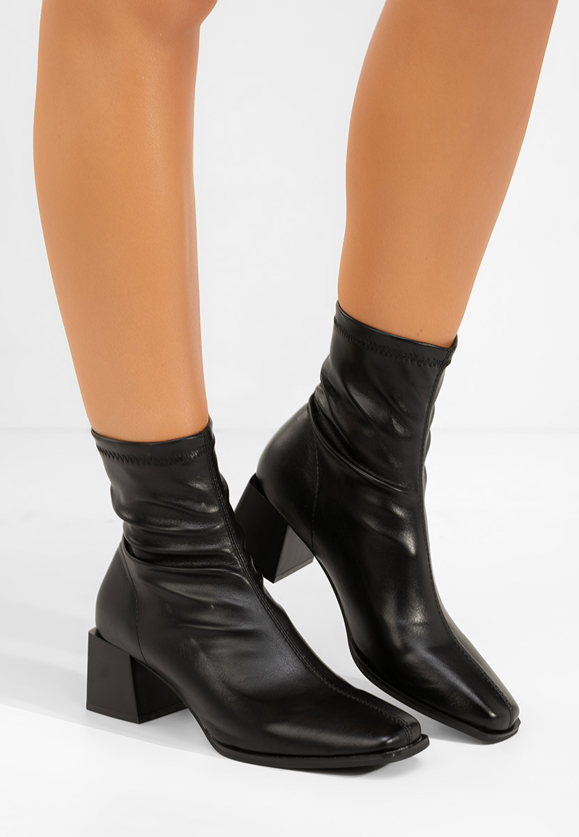 Tronchetti con tacco largo Denonia nero