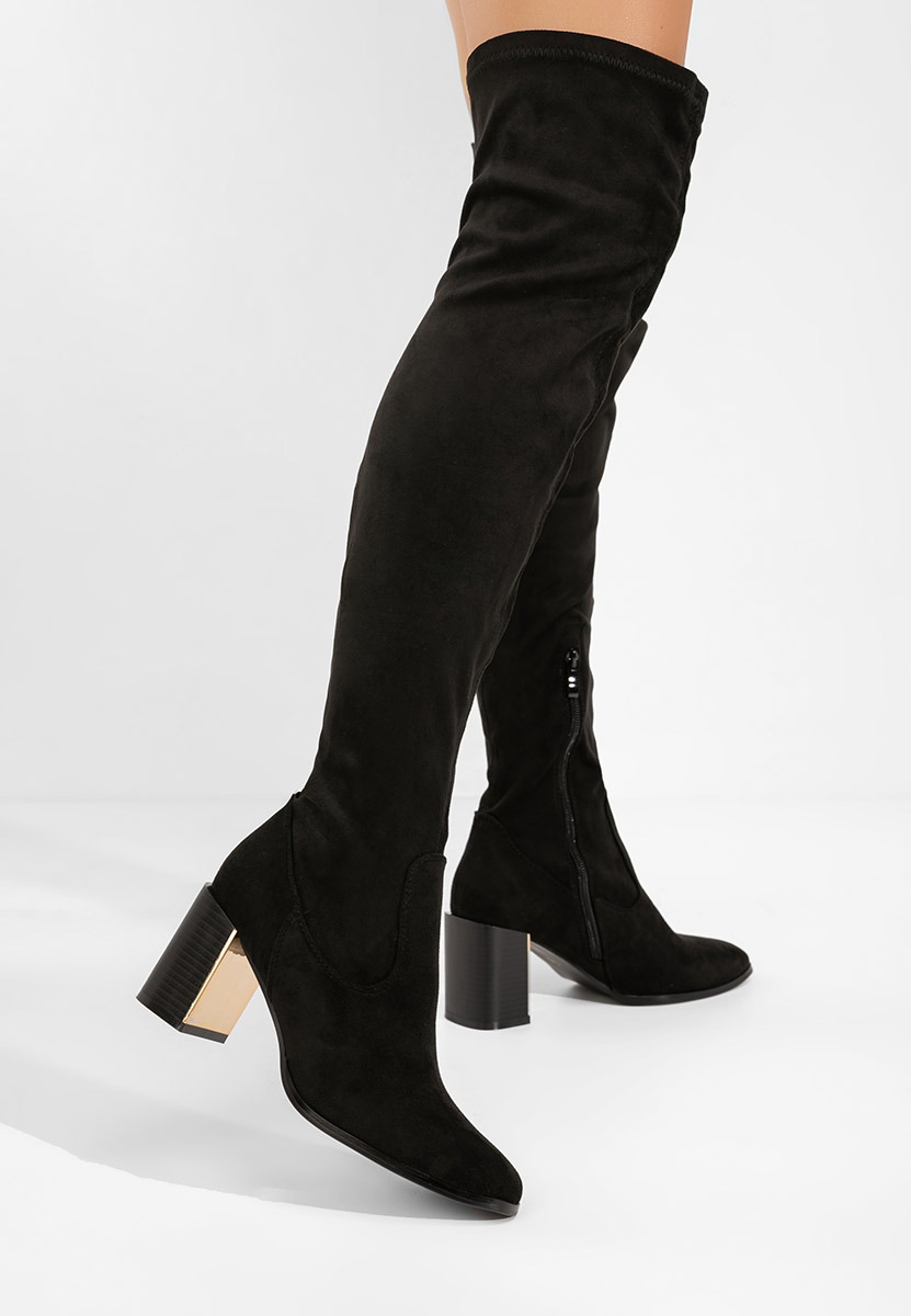Stivali sopra il ginocchio Jeanne V2 nero