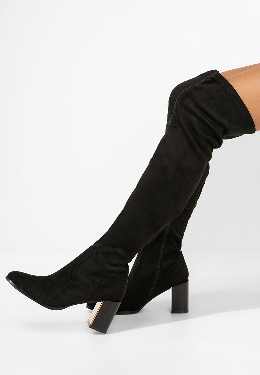 Stivali sopra il ginocchio Jeanne V2 nero