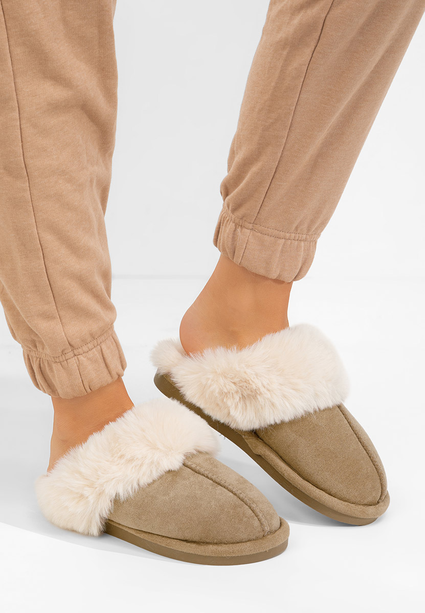 Pantofola donna invernale Joka cachi