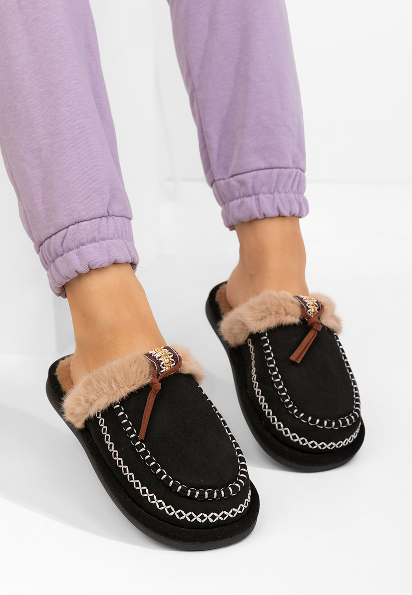 Pantofole donna Zeriva nero