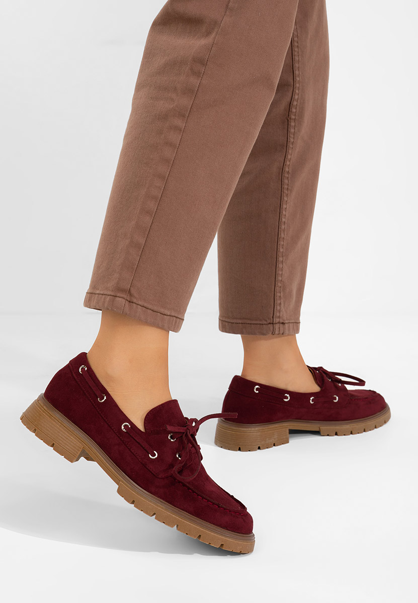 Scarpe basse donna Valoria rosso