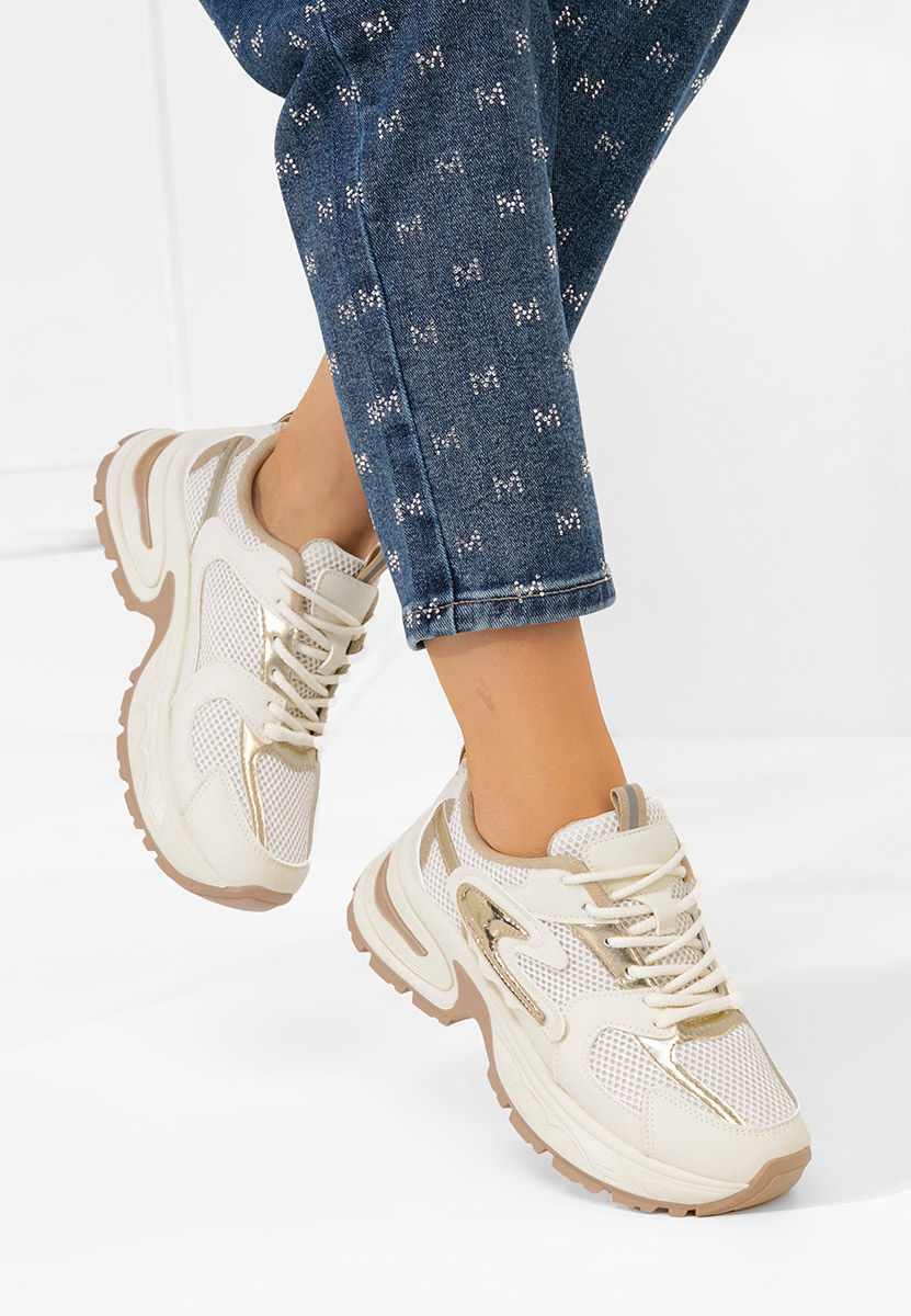 Sneakers con zeppa Ismira beige