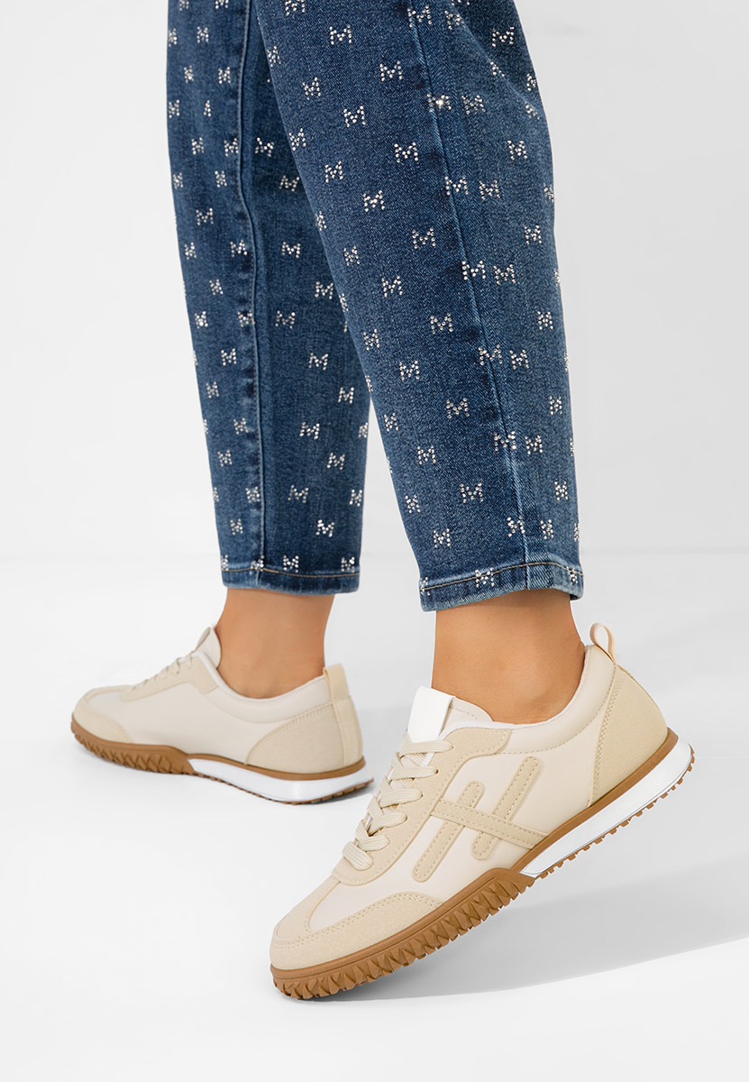 Sneakers donna Loriva beige
