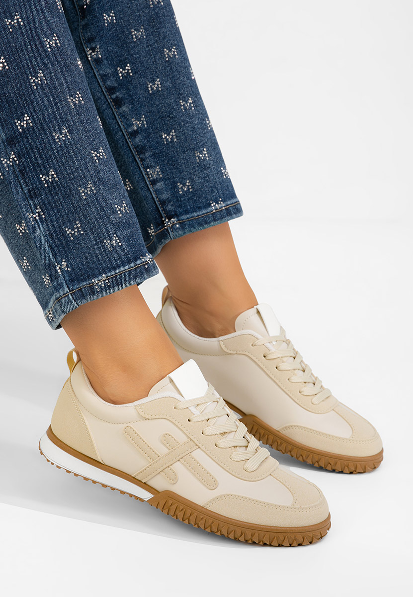 Sneakers donna Loriva beige