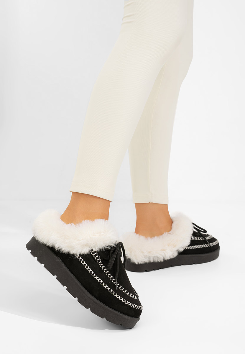 Zoccoli donna Leainia nero