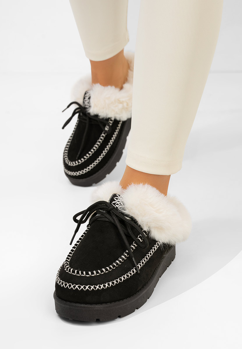 Zoccoli donna Leainia nero