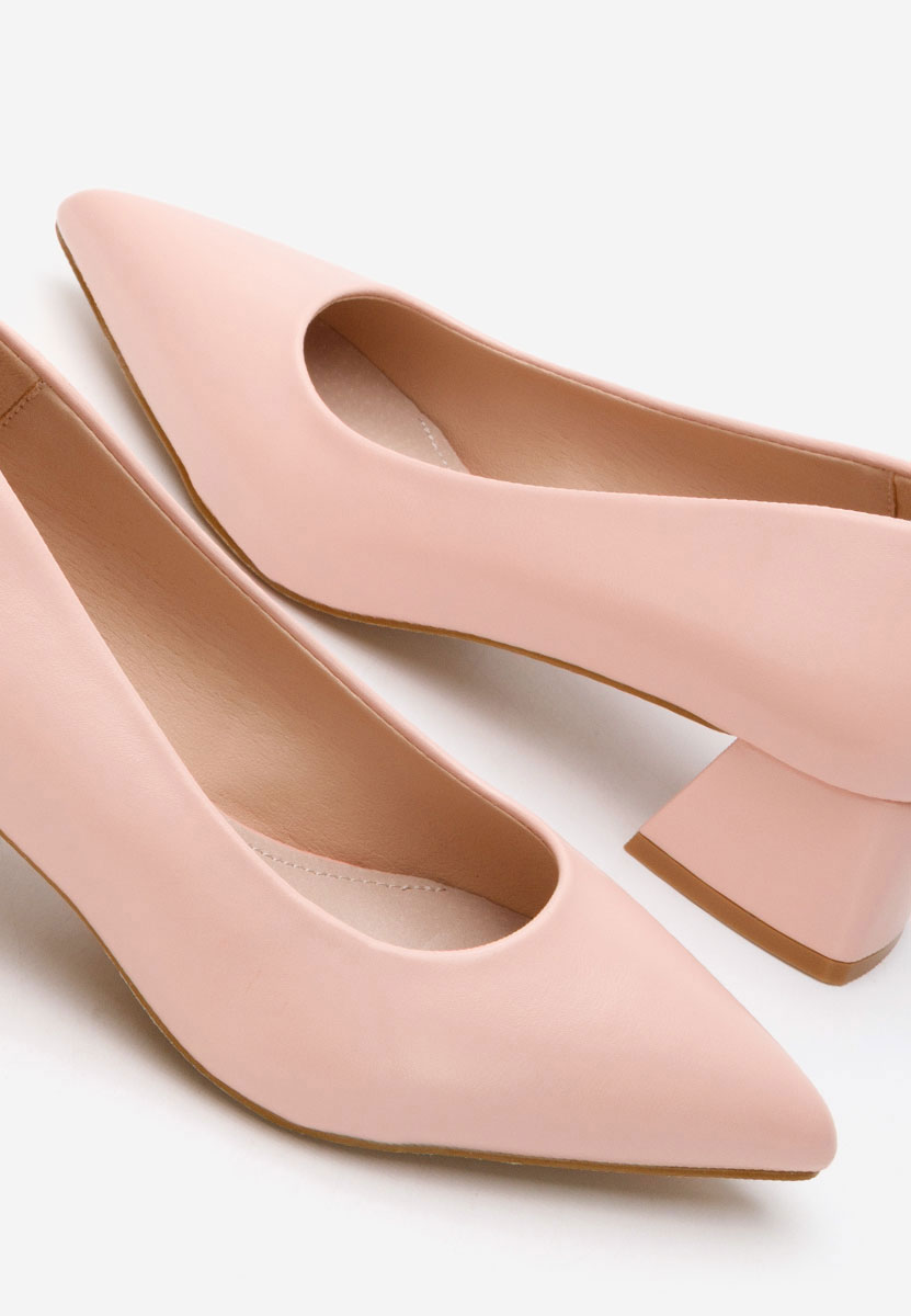 Décolleté tacco basso Alleva V2 nude