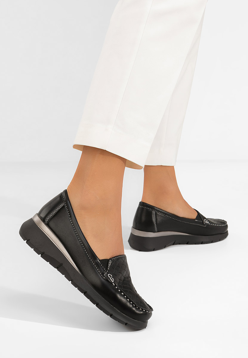 Mocassini da donna Seona nero