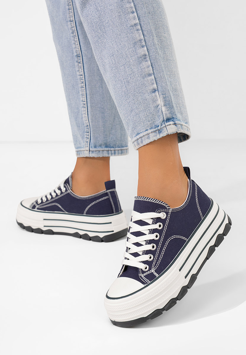 Scarpe da ginnastica con piattaforma Zenoria blu marine Scarpe da ginnastica con piattaforma Zenoria blu marine