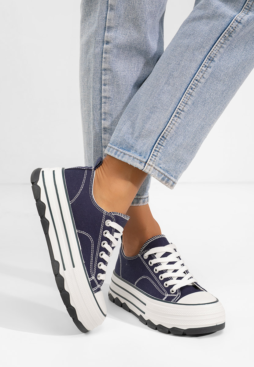 Scarpe da ginnastica con piattaforma Zenoria blu marine Scarpe da ginnastica con piattaforma Zenoria blu marine