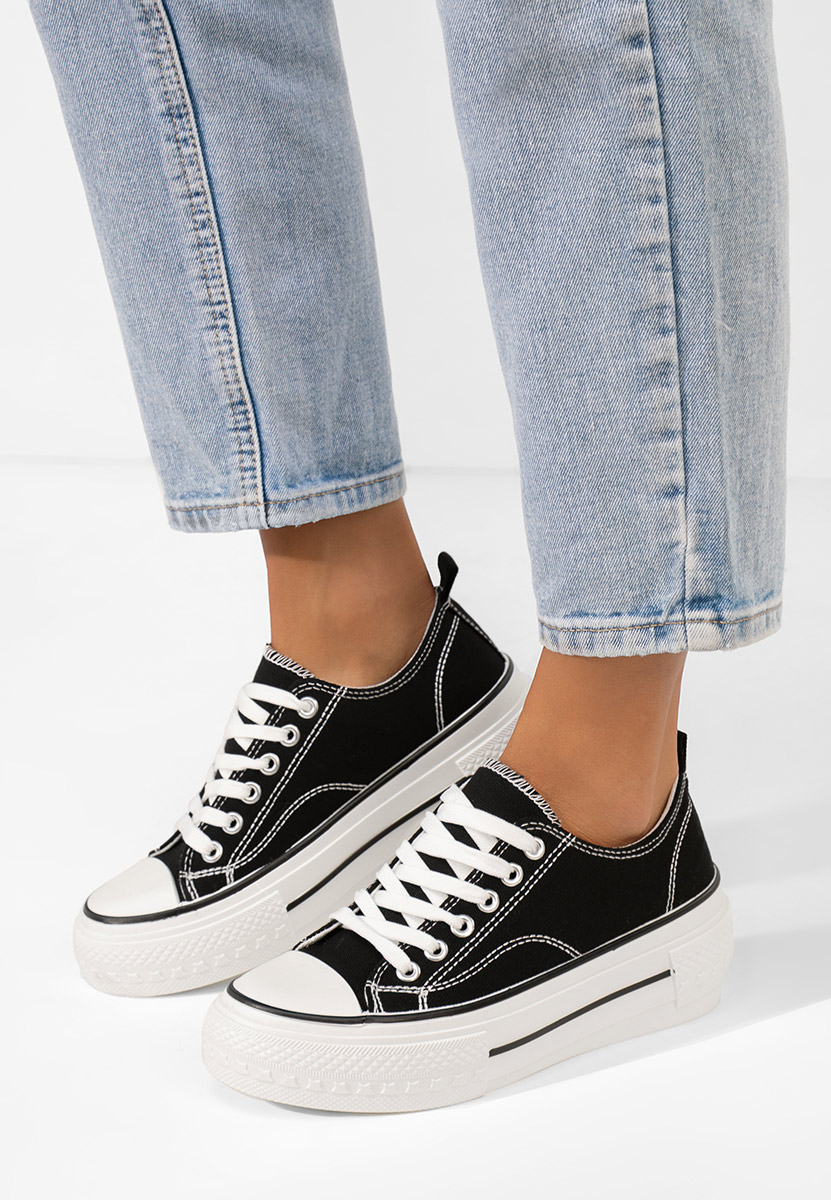 Scarpe da ginnastica con piattaforma Antio nero