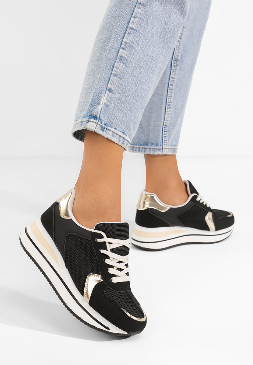 Sneakers con plateau Sidnei nero
