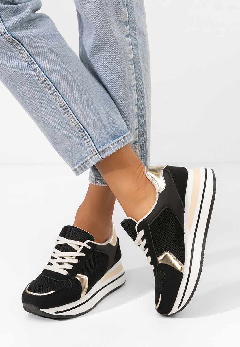 Sneakers con plateau Sidnei nero