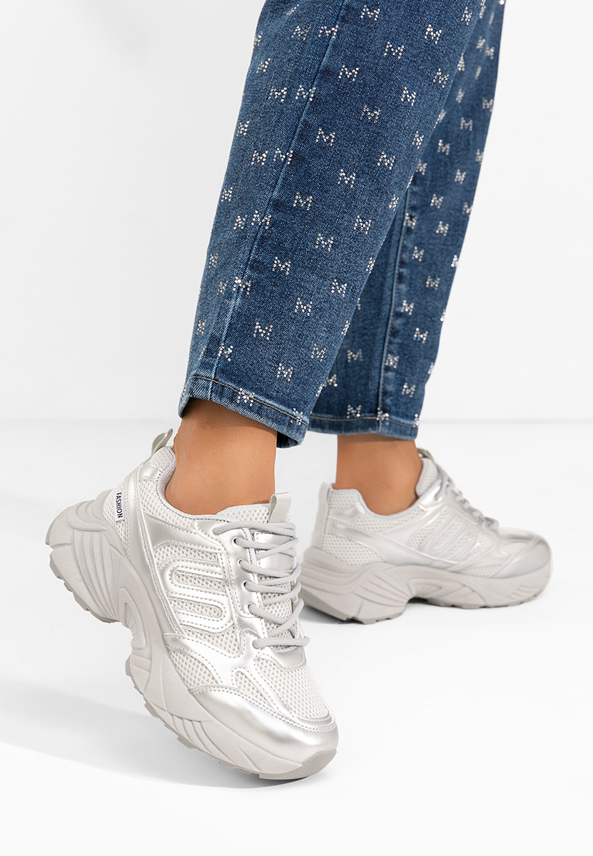 Sneakers donna Angelika argento