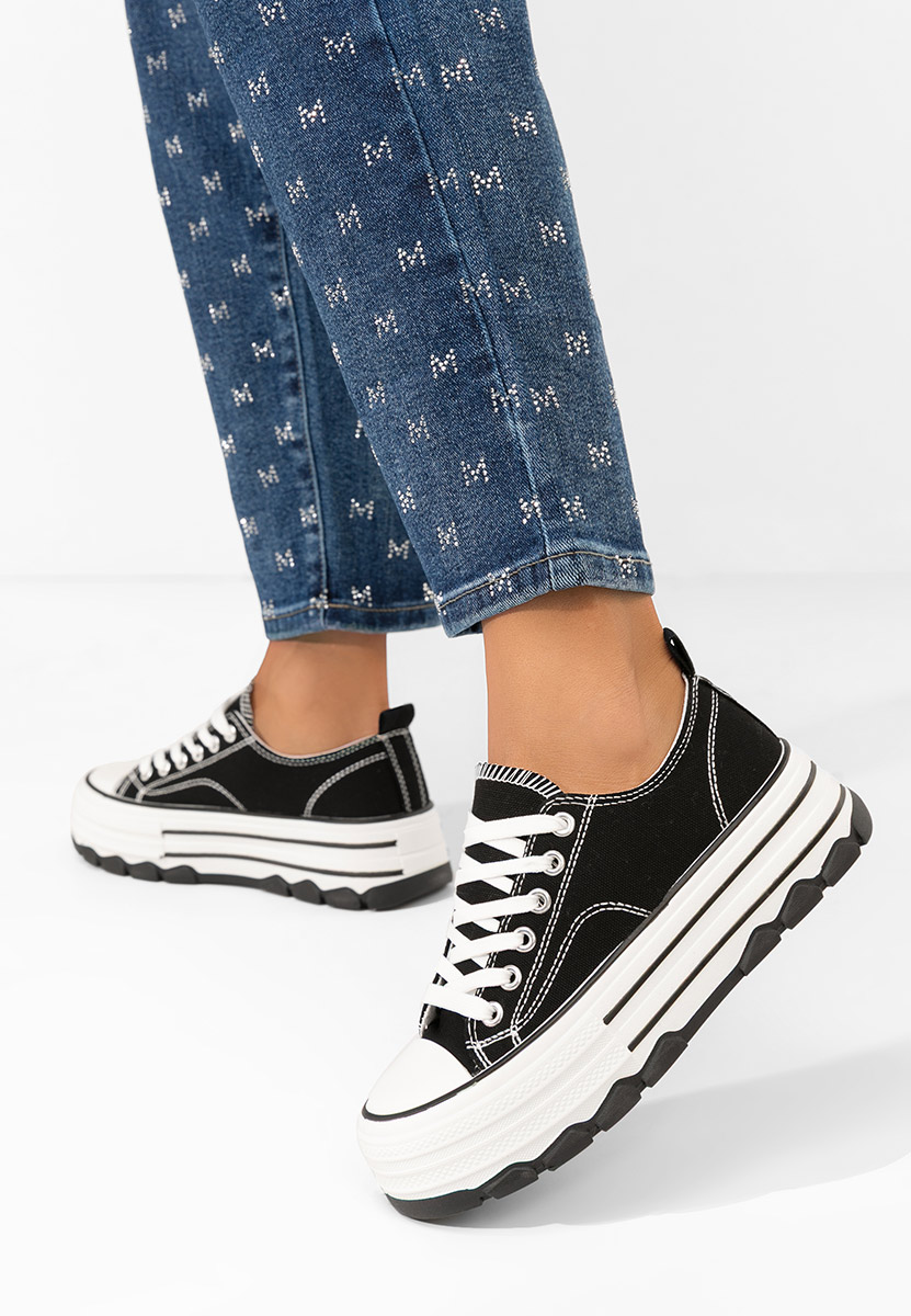 Scarpe da ginnastica con piattaforma Zenoria nero
