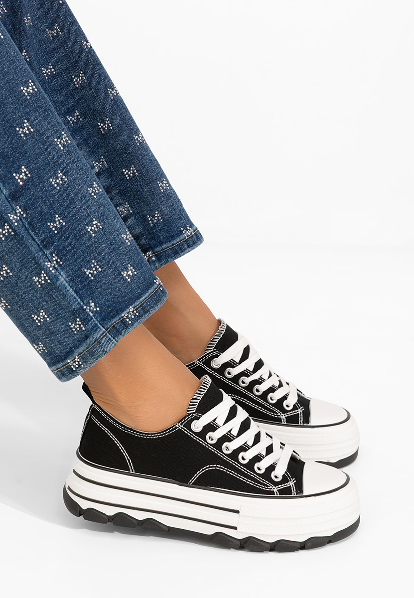 Scarpe da ginnastica con piattaforma Zenoria nero