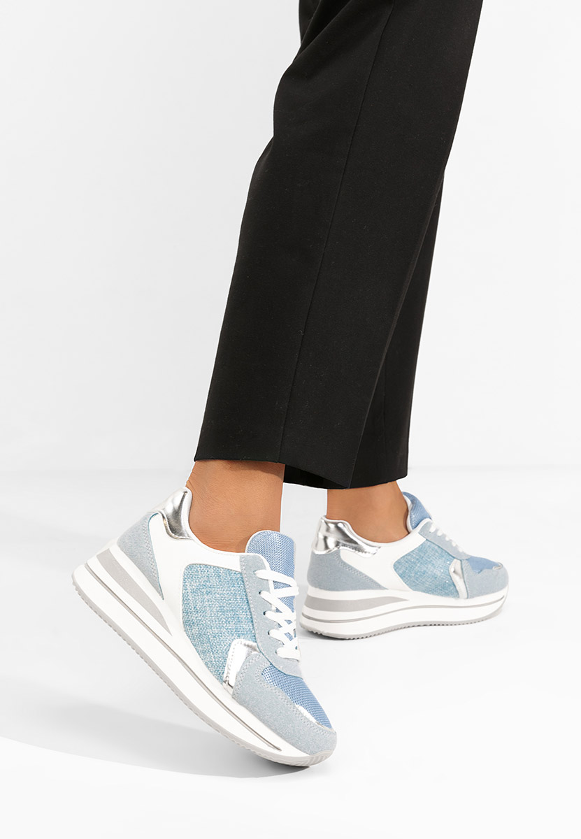 Sneakers con plateau Sidnei blu