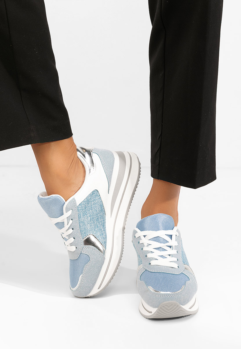Sneakers con plateau Sidnei blu