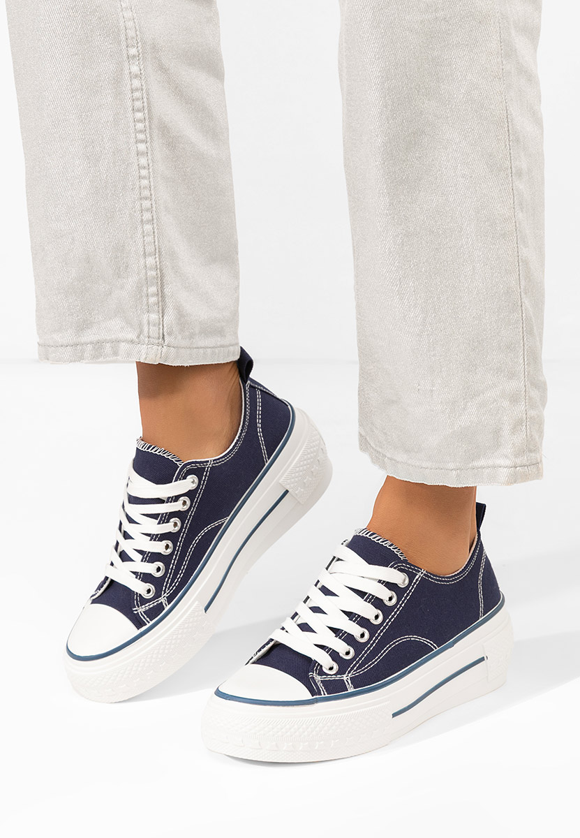 Scarpe da ginnastica con piattaforma Antio blu