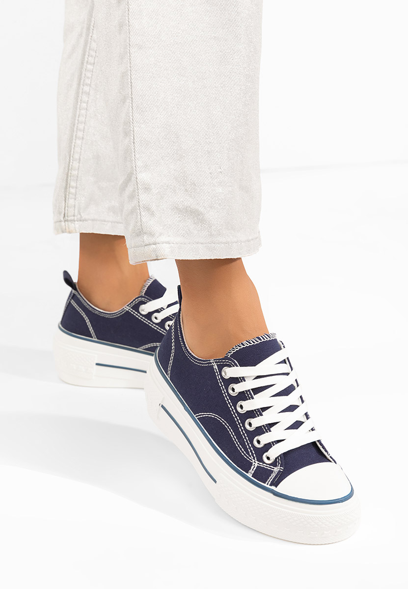 Scarpe da ginnastica con piattaforma Antio blu