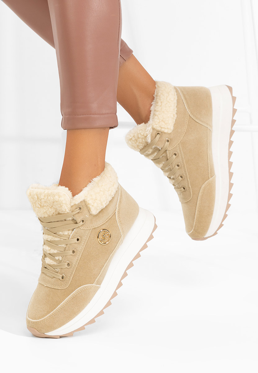 Sneakers donna invernali Avilma V3 cachi