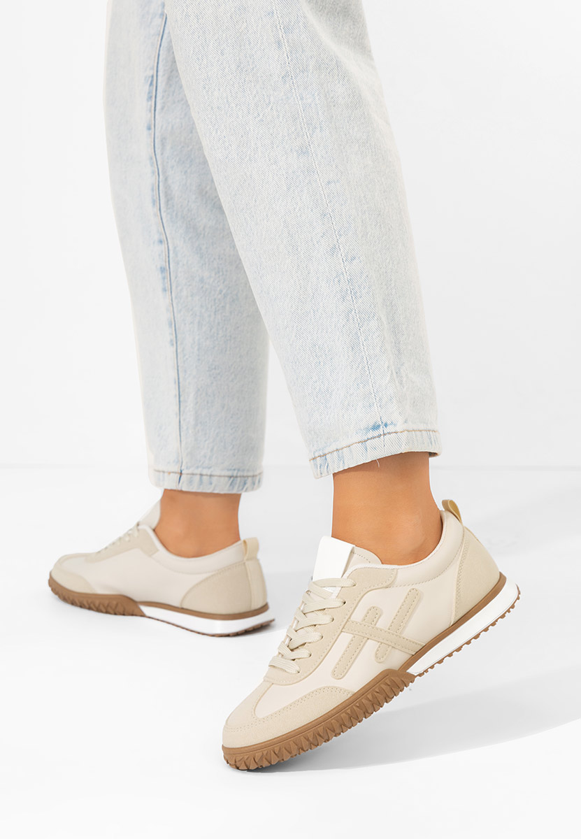 Sneakers donna Loriva beige