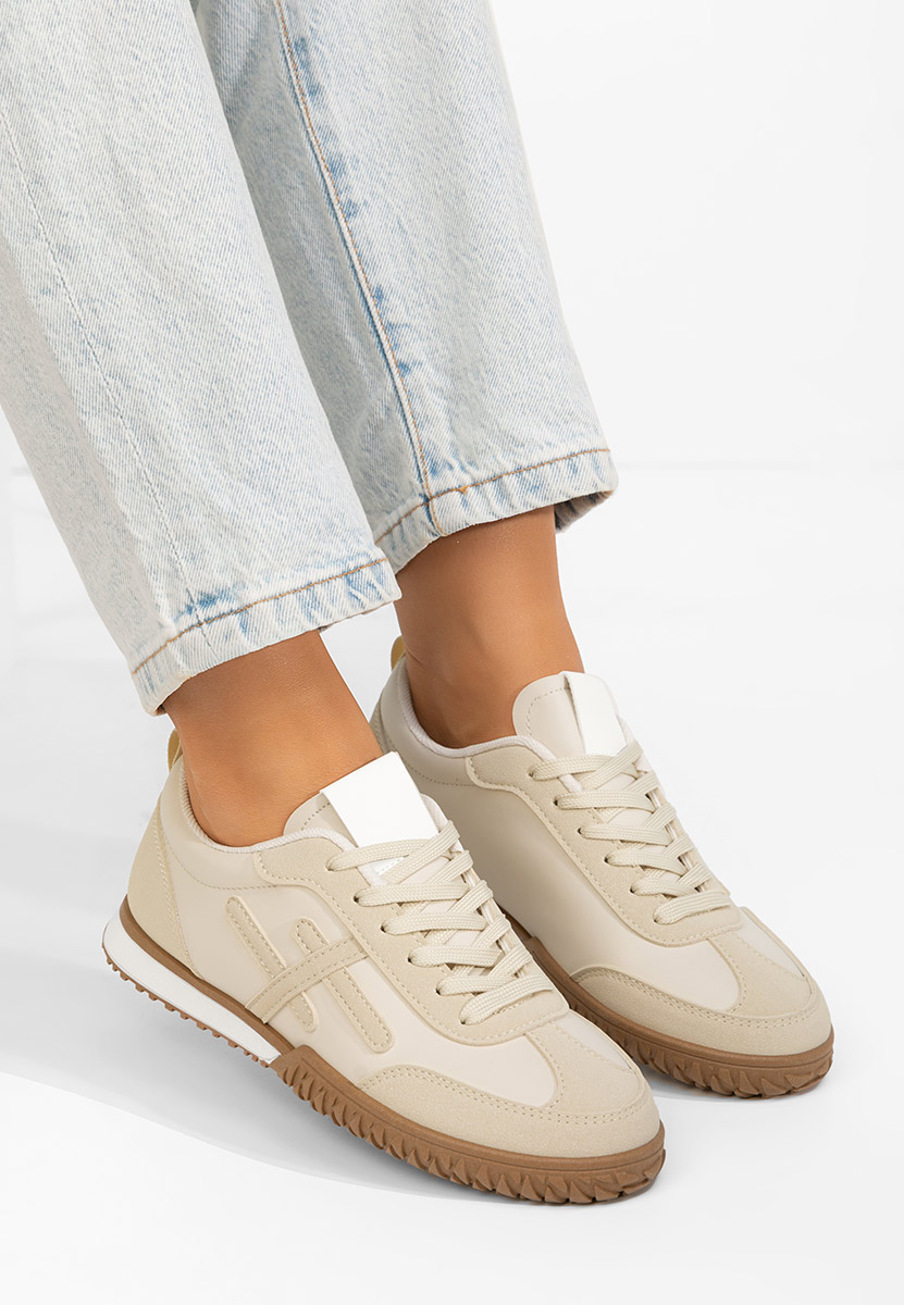 Sneakers donna Loriva beige