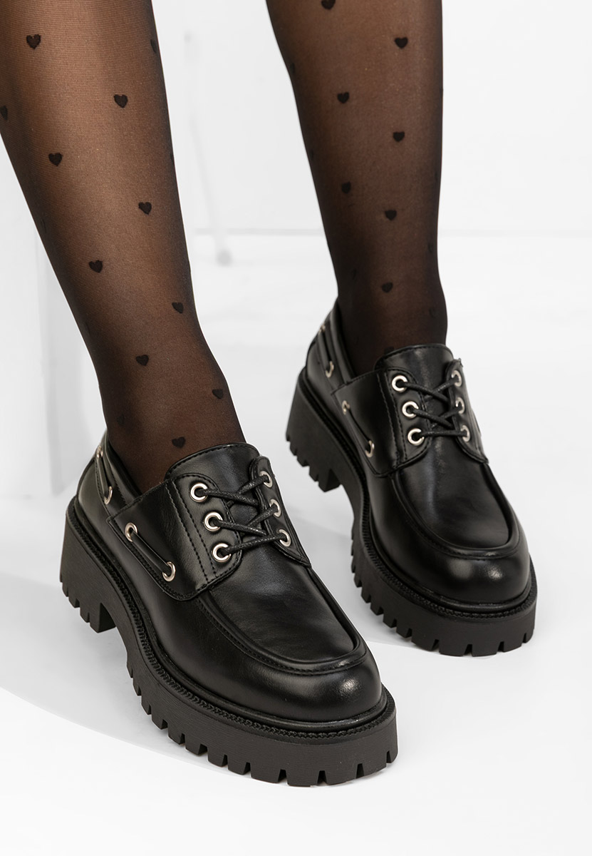 Scarpe basse donna Plumia nero