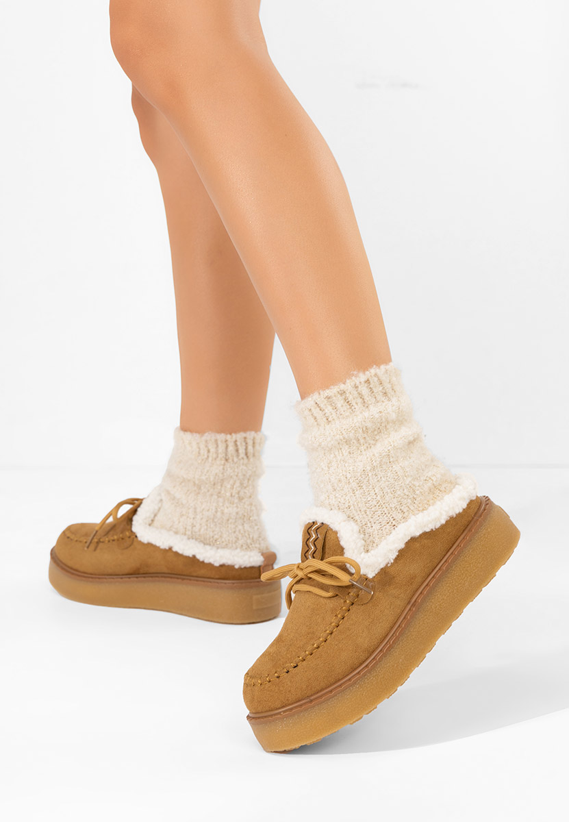 Zoccoli donna Seloria camel